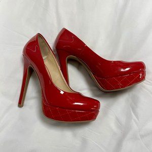 Chinese Laundry Red Platform Stiletto Heels